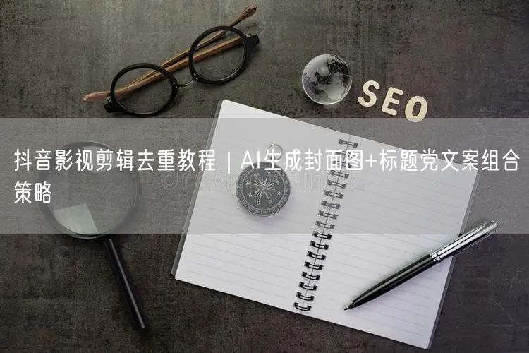 抖音影视剪辑去重教程|AI生成封面图+标题党文案组合策略
