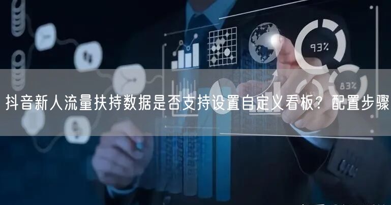 抖音新人流量扶持数据是否支持设置自定义看板?配置步骤
